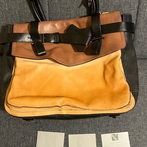 Reed Krakoff Black and Brown Leather bag